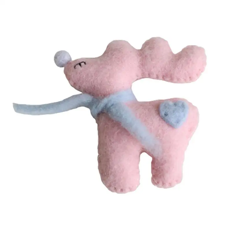 

Войлочный олень, украшения, деревянные олени, подвески, 3D рождественские чулки, животные, Войлочная игрушка, Декор, отличный, как Рождественская елка