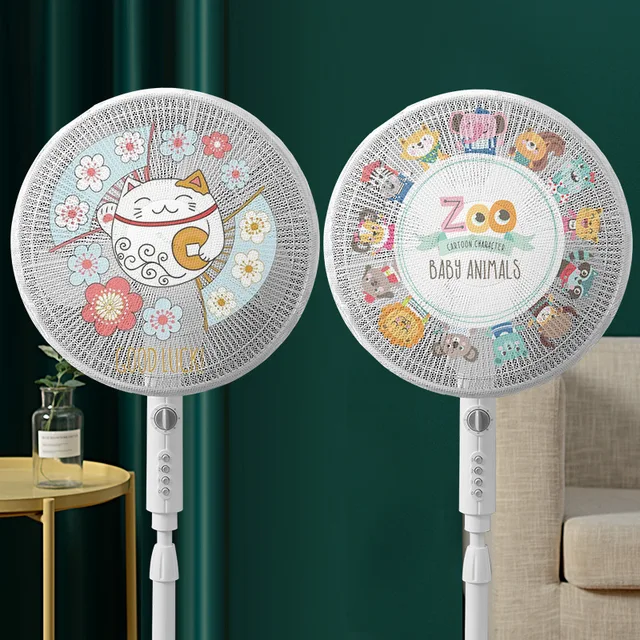 Elektromos Ventilátor Védő Háló Gyermekek Szorításgátló Kézi Univerzális Fedélvédő Borítója - Image 2