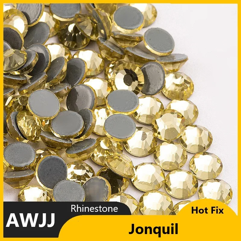 SS6-SS30 rosa opal farbe besser dmc hot fix strass, glas strass hotfix eisen auf strass nähen & stoff dekorationen – Detail 31