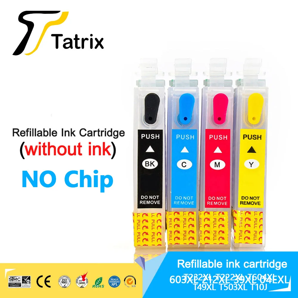 Juego de 4 cartuchos de tinta para Epson XP-2200, XP-2205, XP-3200, XP-3205,  XP-4200, XP-4205, WF-2910, WF-2930, WF-2935, WF-2950 : :  Informática