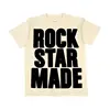 Rock Goth Fashion Men's Punk Grunge Hip Hop Rap Vintage Letter Print Short T-Shirt Casual Oversized Y2K Cotton Streetwear 3
