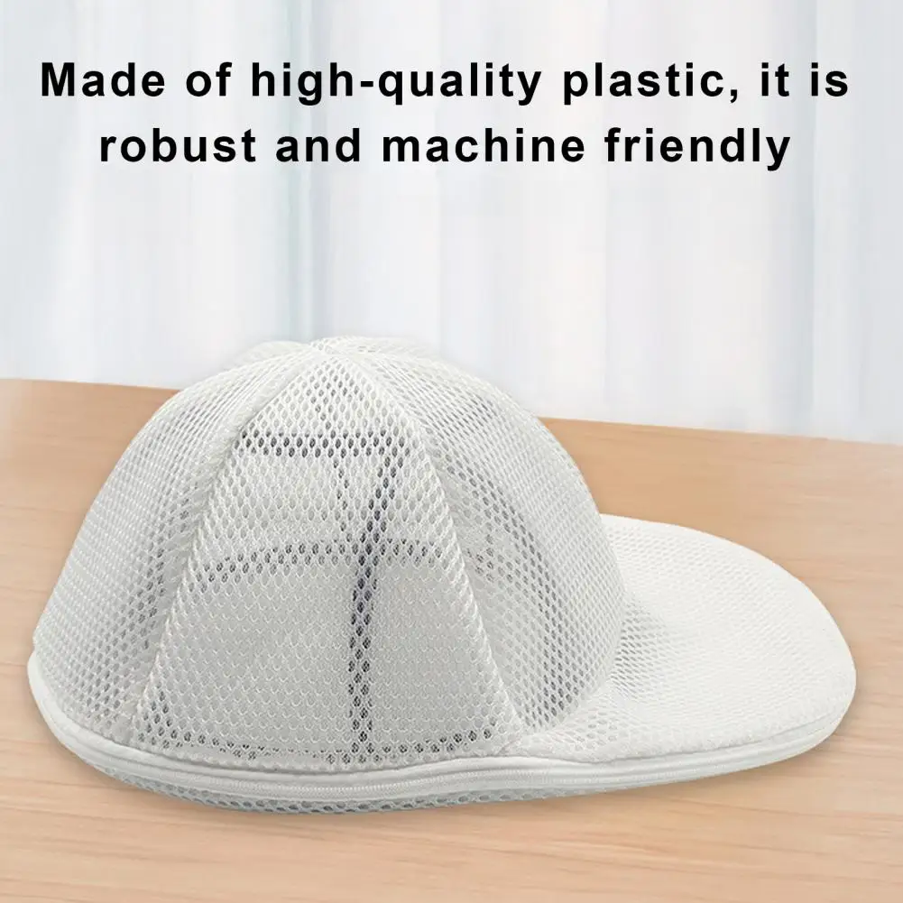 Hat Washer Cage Baseball Cap Washer Cage Reusable Mesh Tool with Zipper Hat Washing Frame for Multifunctional Use Tool