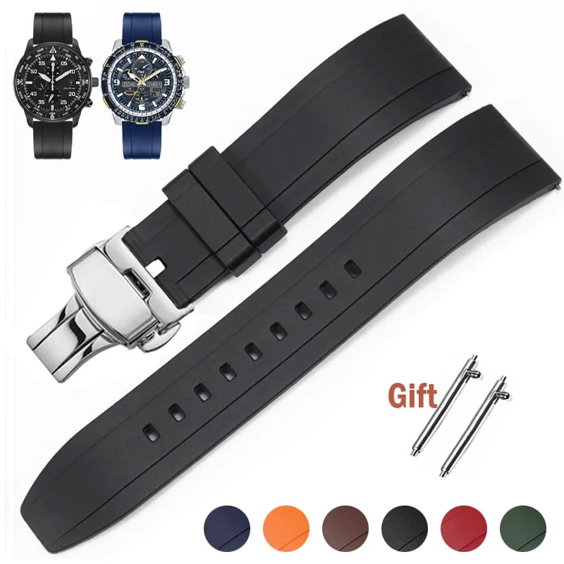 Premium Quick Release Rubber Watch Strap - High-Quality Silicone Band (20mm, 22mm, 24mm)