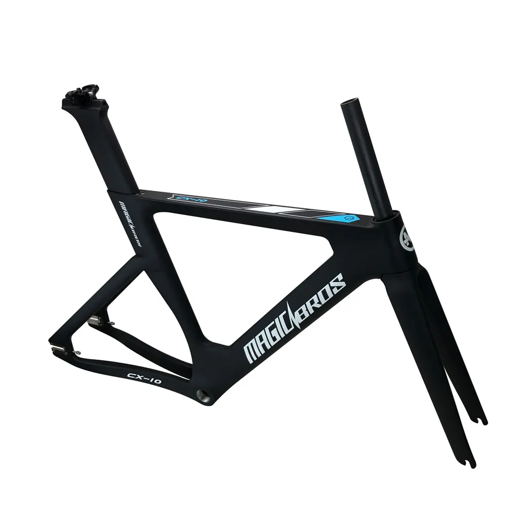 MAGICBROS Carbon Fiber Fixie Bike Frame Carbon Fiber T800 49CM