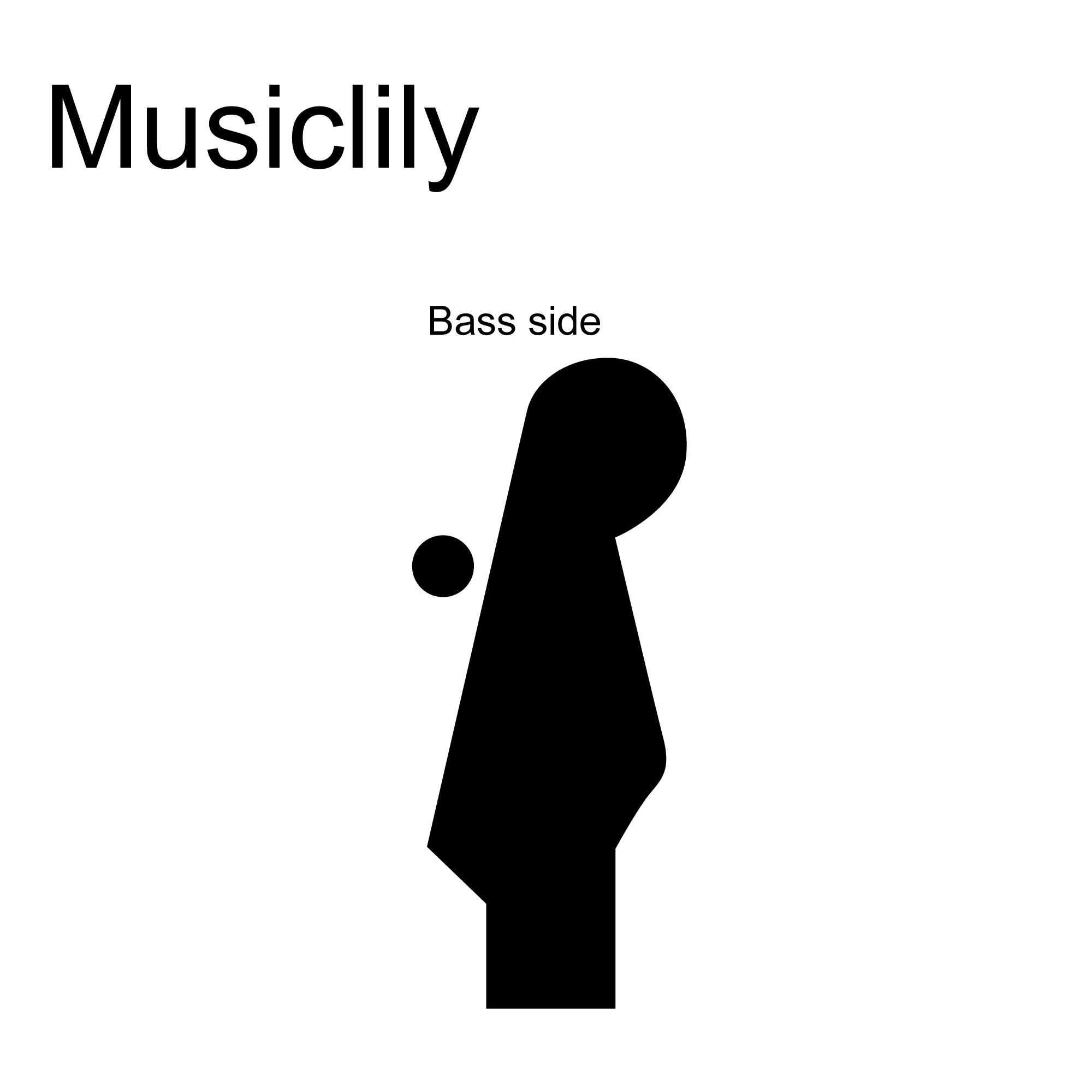 Musiclily Pro 18:1 비율 2핀 완전 밀봉 잠금 머신 헤드 튜너 튜닝 페그 키 (펜더 ST 텔레 기타용 육각 버튼 포함)