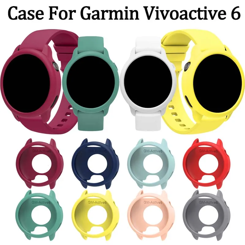 Soft Silicone Protective Case for Smartwatch - Durable Skin Shell & Bumper Guard Cover