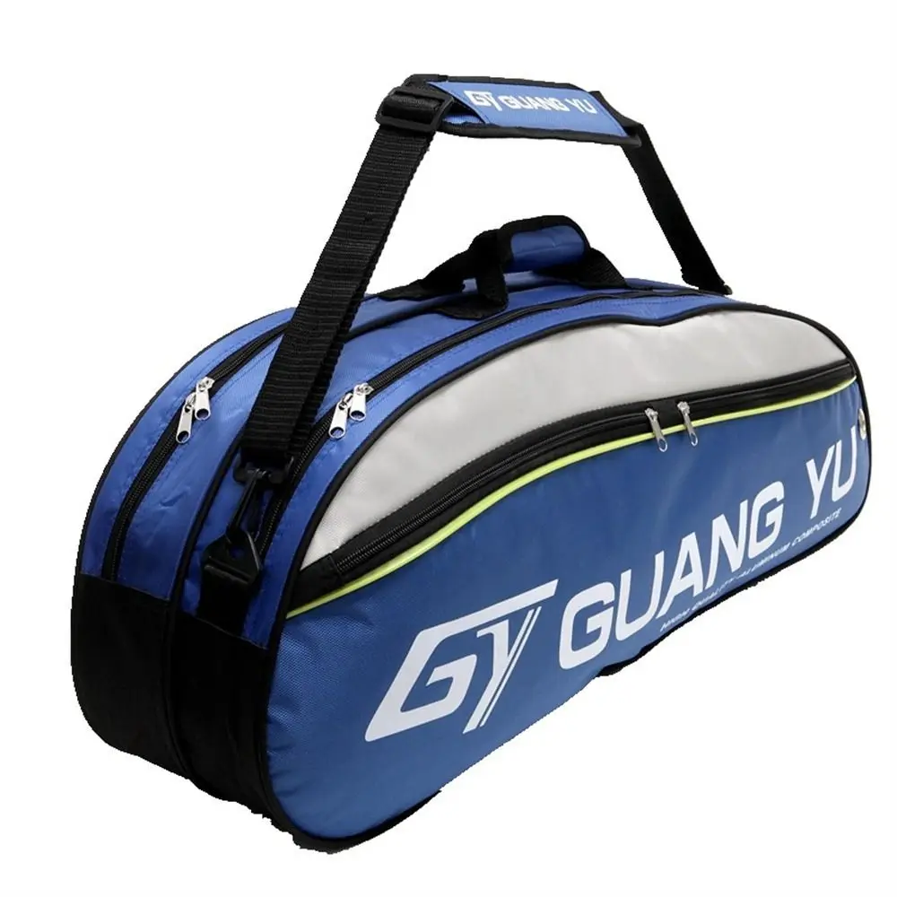 Big Capacity Badminton Racket Bag 4 To 6 Racquet Waterproof Tennis Racket Bag Double Handle Single Shoulder Shuttlecock Bag