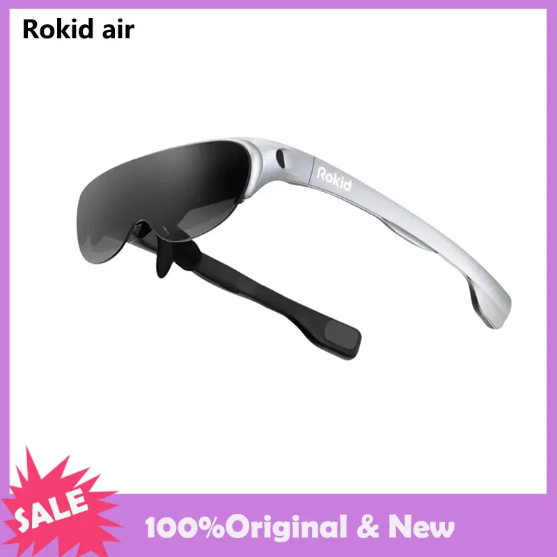 Rokid Air 3D Ar Occhiali Pieghevoli Vr Smart Glasses 120 "Schermo 1080P Oled Dual Display 43 ° Fov 55Ppd Dispositivo Di Visualizzazione Del Gioco Dome