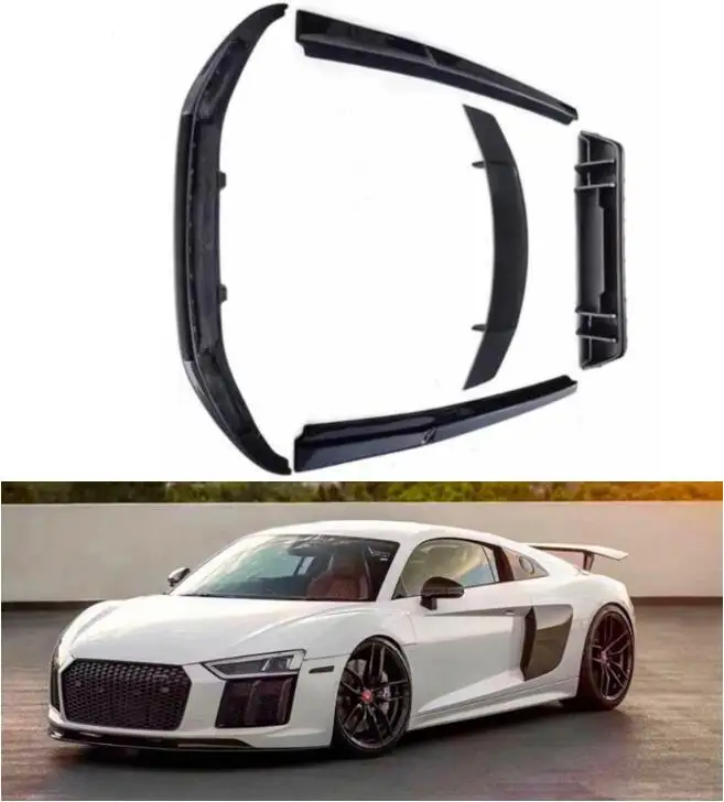 

Real Carbon Fiber Bumper Front Lip Rear Diffuser Side Skirt Spoiler Body Kit For Audi R8 2016 2017 2018 2019 2020 2021 2022