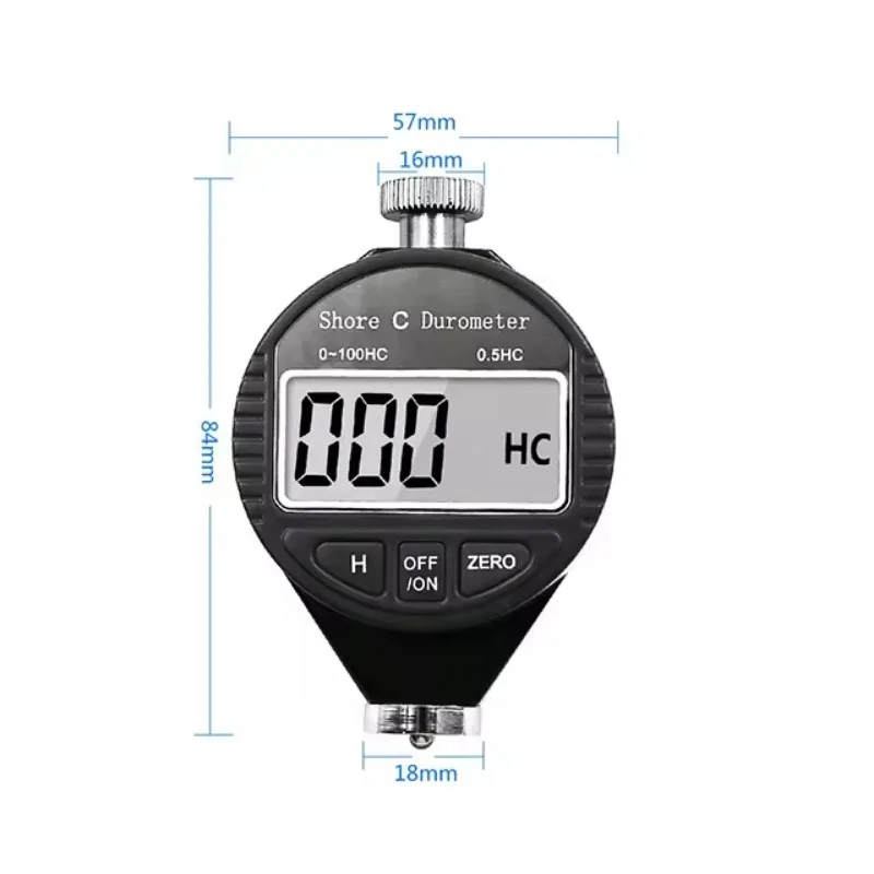 휴대용 HR-150A 쇼어 A/C/D 경도 디지털 경도 계량기 경도계 경도 시험기, 고무 타이어용 대형 LCD 디스플레이