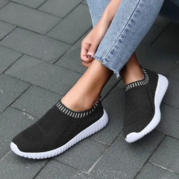 أحذية للنساء أحذية رياضية كاجوال قابلة للتنفس، أحذية مسطحة مريحة، أحذية رياضية خفيفة الوزن للنساء، أحذية مشي عصرية للصيف 3