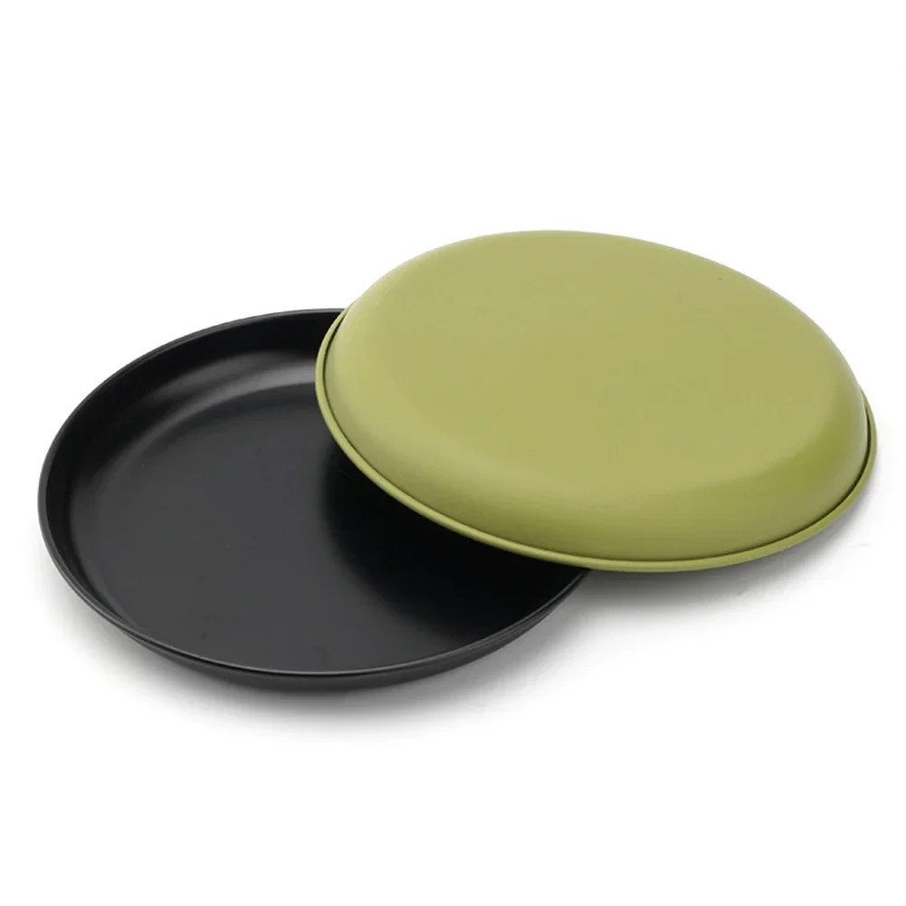 Description Picture 4 of itemNon-Stick Camping Food Pan Tableware Outdoor Cookware Cooking Plate Picnic Dish Bushcraft Picnic Hiking Utensils Supplies Parts