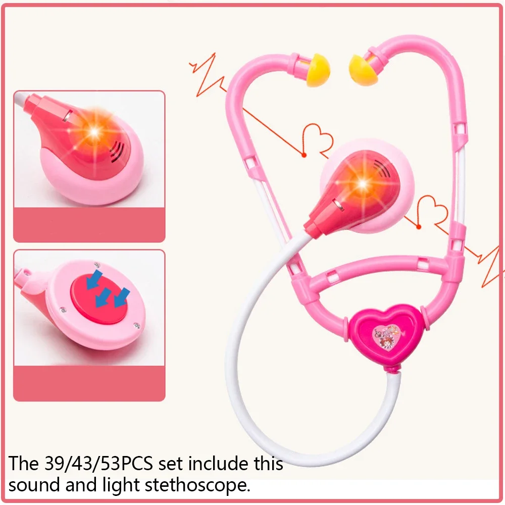 Dentist Play Set Stethoscope Toy Doctor Play Set Doctor Toys Kit Doctor Nurse Toys Doctor Toy For Kid Pretend Play Set Children Medical Tool Stethoscope Educational Toy