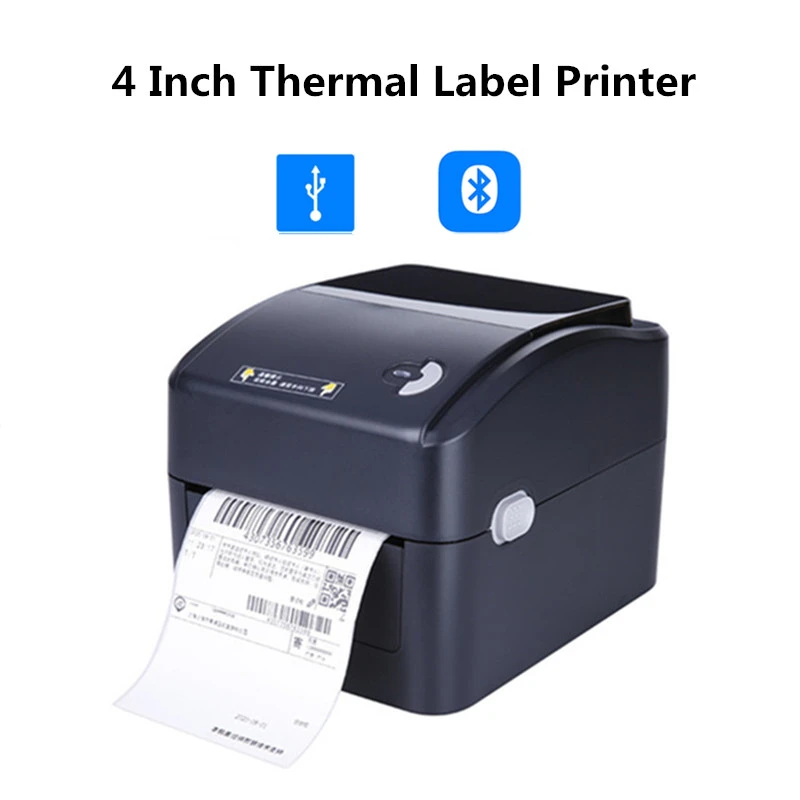 420B Shipping Label 4*6 Express Waybill Product Sticker 25.4-115mm Width Wireless Bluetooth Barcode Printer for Windows MAC OS epson mini printer