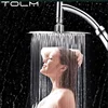 6 Inch Chrome High Pressure 360 Adjustable Large Round R ainfall Sprayer Bathroom Hand Held Shower Head Shower Faucet 3
