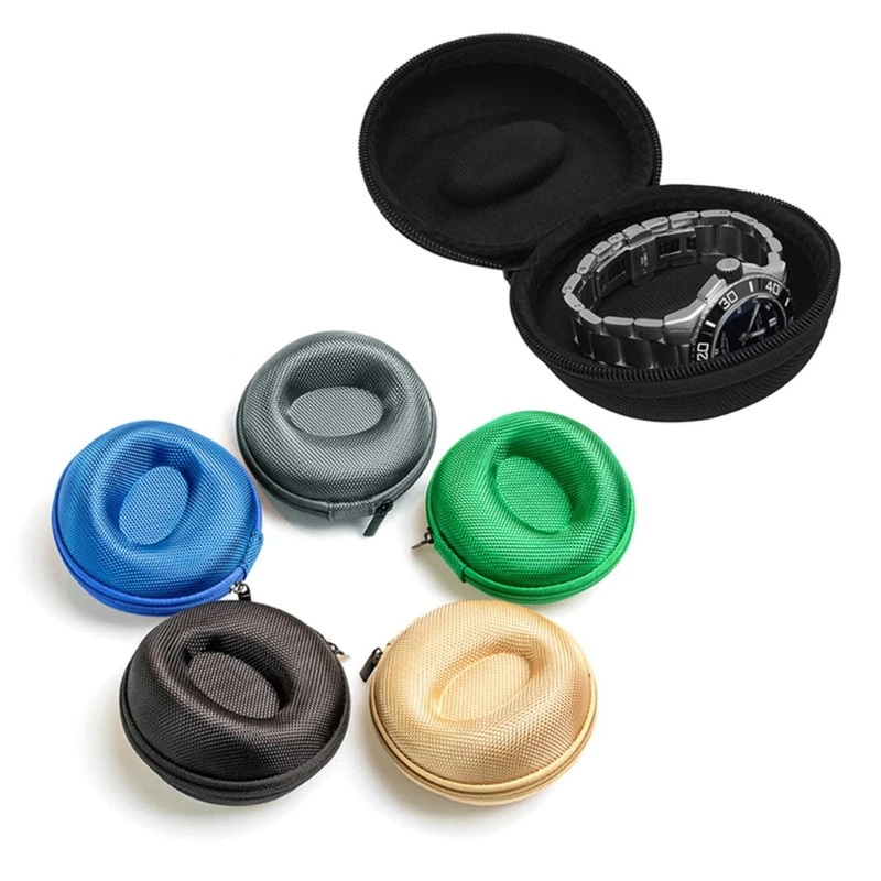 Eva Uhrengehäuse tragbare Uhr Aufbewahrung behälter Reise Single Watch Organizer Box wasserdichte Smartwatches mit Reiß verschluss – Detail 9