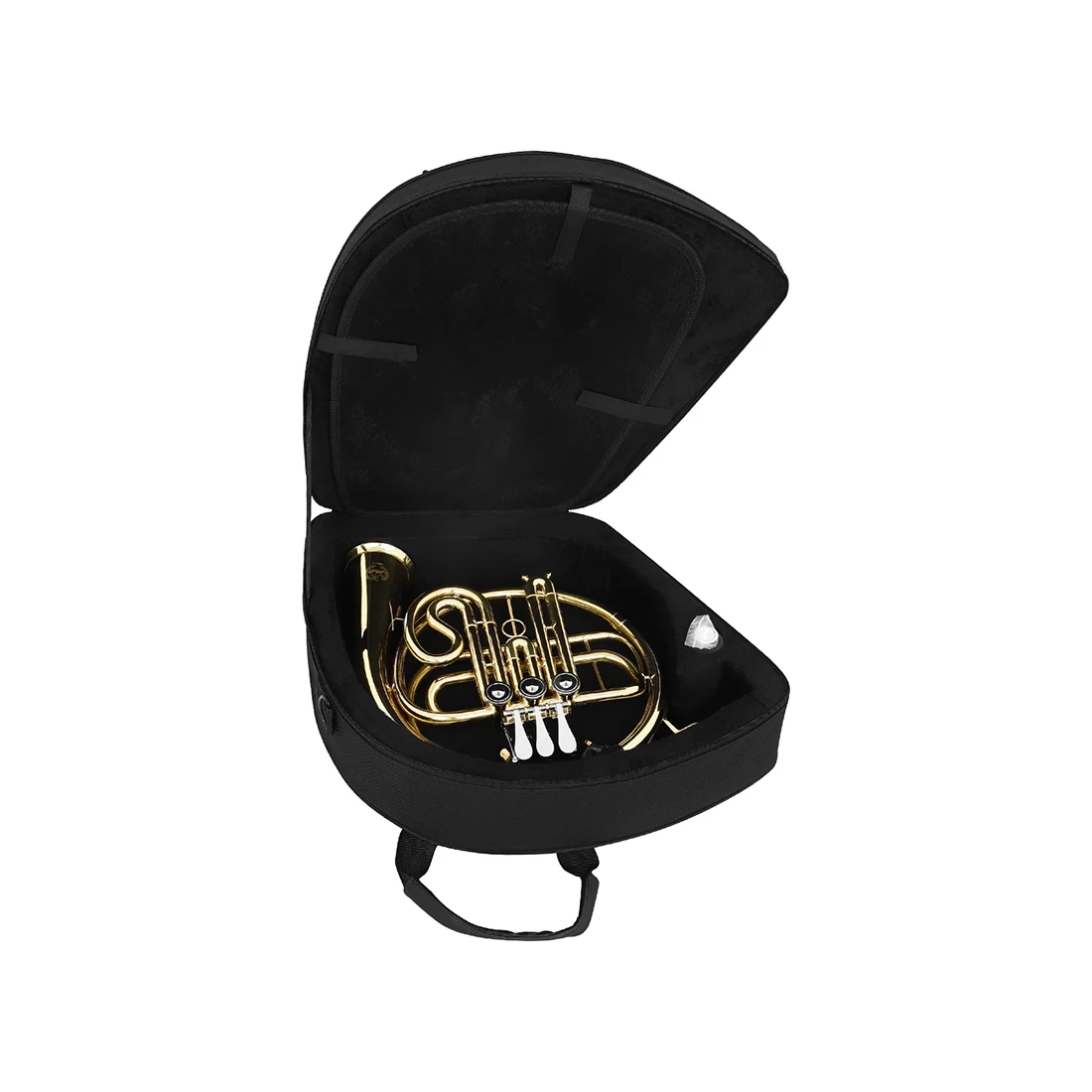 M MBAT 3 Key Bach Split French Horn Bb Tone Nicke Silver Plated Brass Musical Instrument with Mouthpiece Case Parts