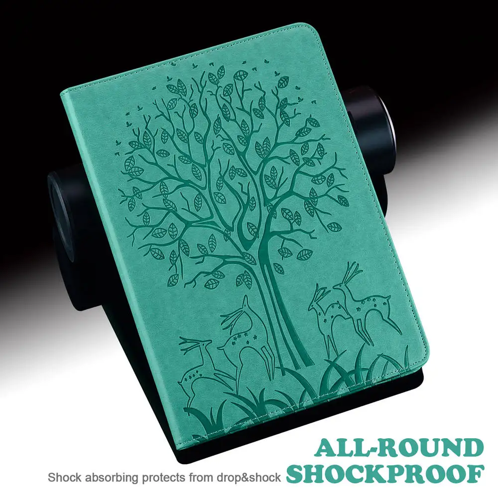 Elegant Deer Design TPU Tablet Cover