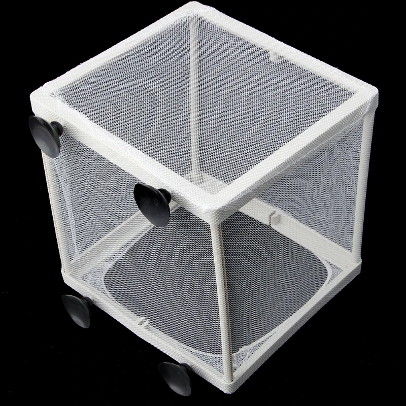 Fish Nursery for Aquarium Fish Fry Breeding Net Hatchery Incubator with Suction Cup Easy to Install Hang on Breeder Box fish breeding box