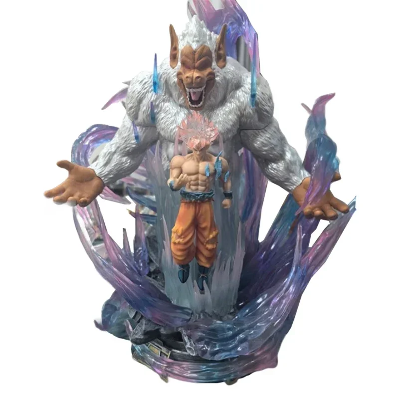 

30cm Anime Dragon Ball Figures Son Goku Ape Action Figures Super Saiyan Ultra Instinct with Light PVC Model Collection Toys Gift