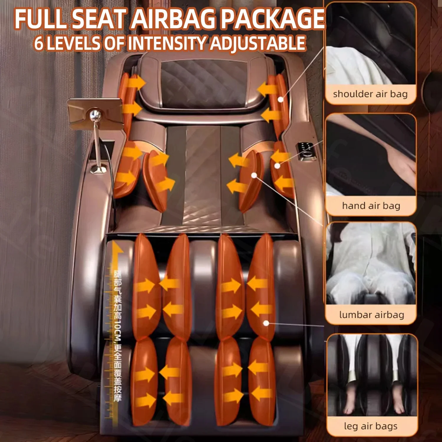 3 Year Warranty Dual movement Manipulator 8D Home Zero Gravity Full Body Luxury Massage Chairs SL 4D Massage Sofa Office chair 6