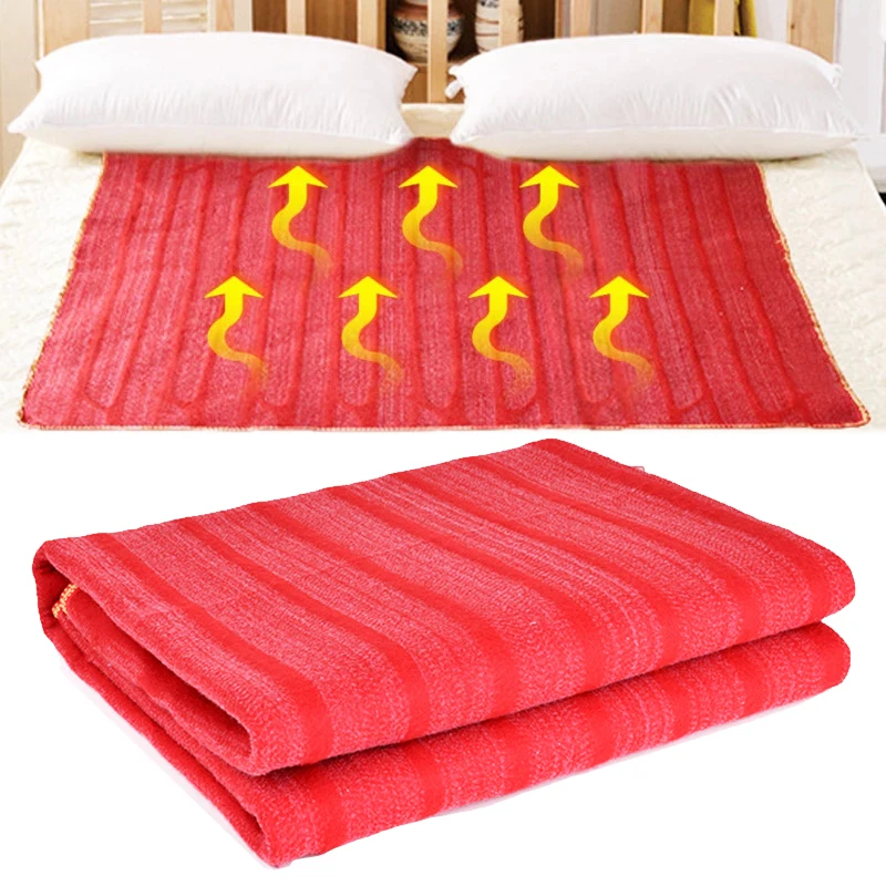 

220V Winter Electric Blanket Heater Single Body Warmer Heated Blanket Thermostat Electric Heating Blanket Keep Warm 150cmx70cm