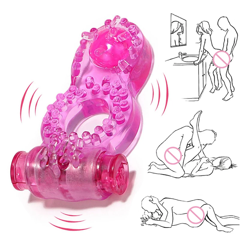 

Condom Ring Vibrator Masturbators Penis Ring Clit Vibrating Delayed Ejaculation G-spot Stimulation Cock Ring Sex Toys For Men
