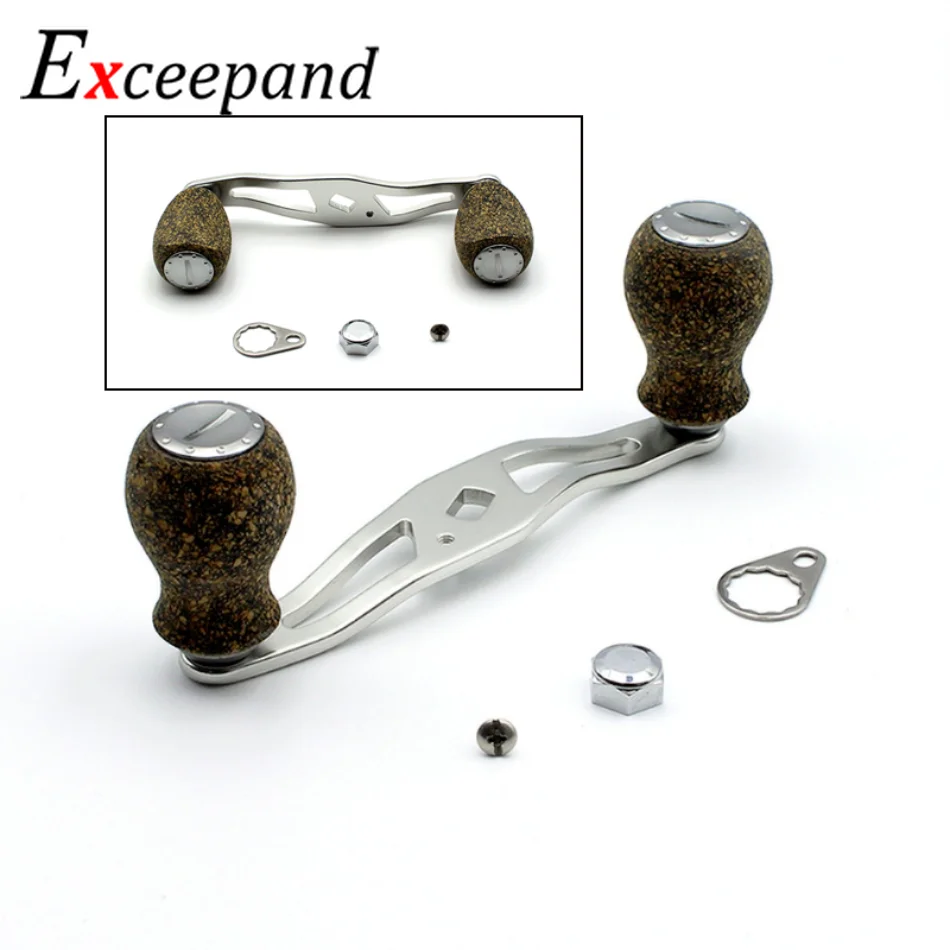 Exceepand Aluminium Baitcasting Fishing Reel Handle for Abu Garcia Daiwa  Rubber Knobs DIY Rod Building Replacement Fishing Tools - AliExpress