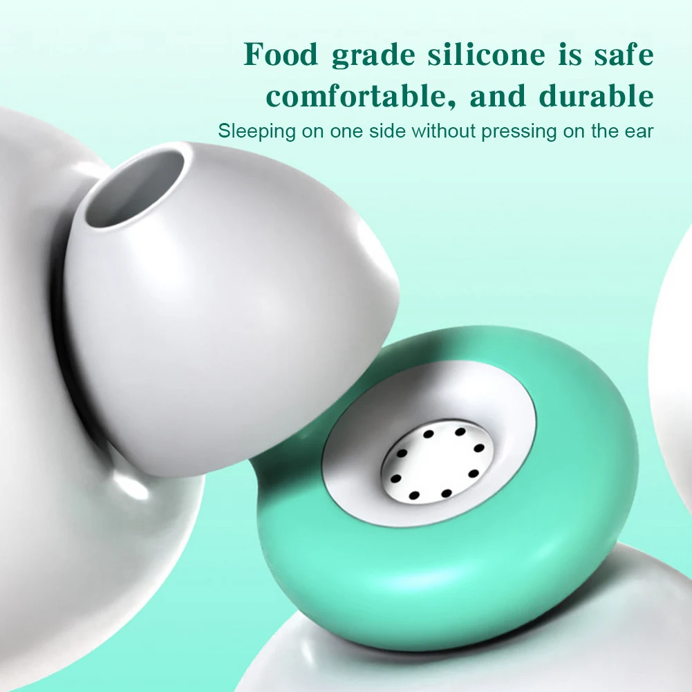 Silicone Sleeping Ear Plugs Waterproof Soft Diving Ear Plugs Waterproof Ear Plug with Earplug Caps & Case for Swimming Showering