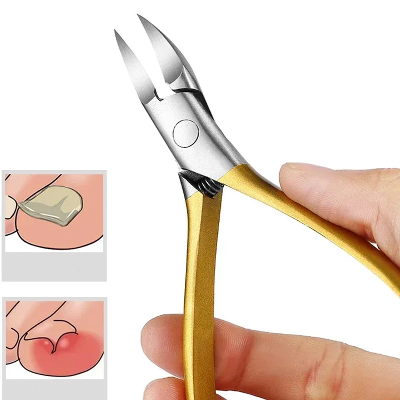 Stainless Steel Toenail Clipper Paronychia Improved Nail Clippers Trimmer Ingrown Pedicure Care Cutter Nipper Tools