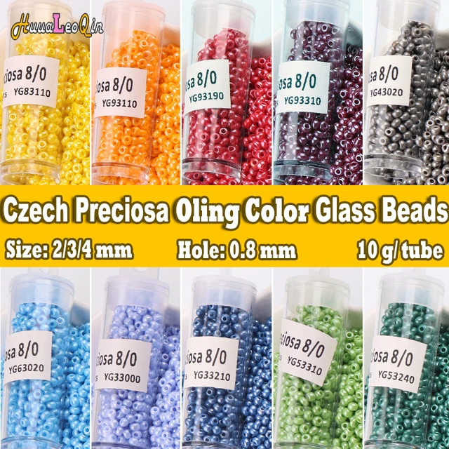 3mm 8/0 preciosa glass beads uniform