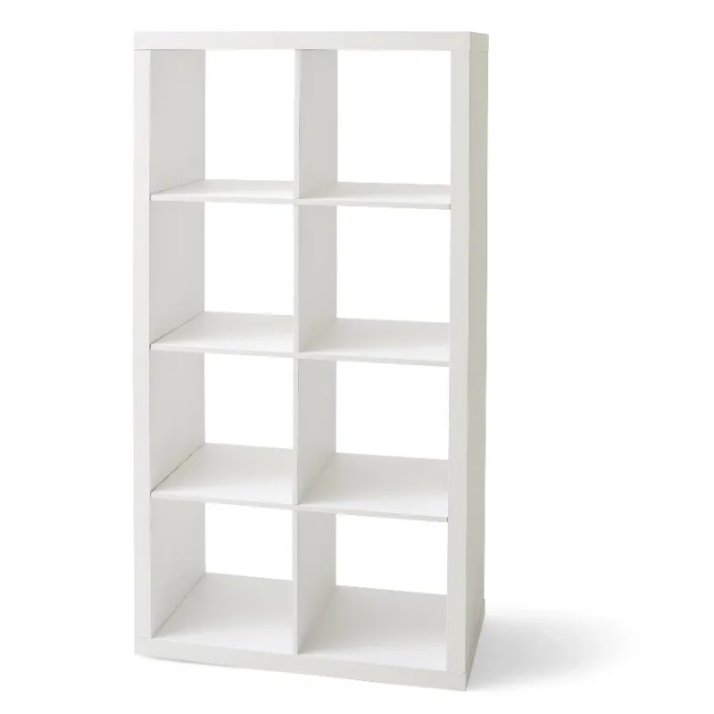 

Better Homes & Gardens 8-Cube Storage Organizer, White Texture，shelf Storage rack