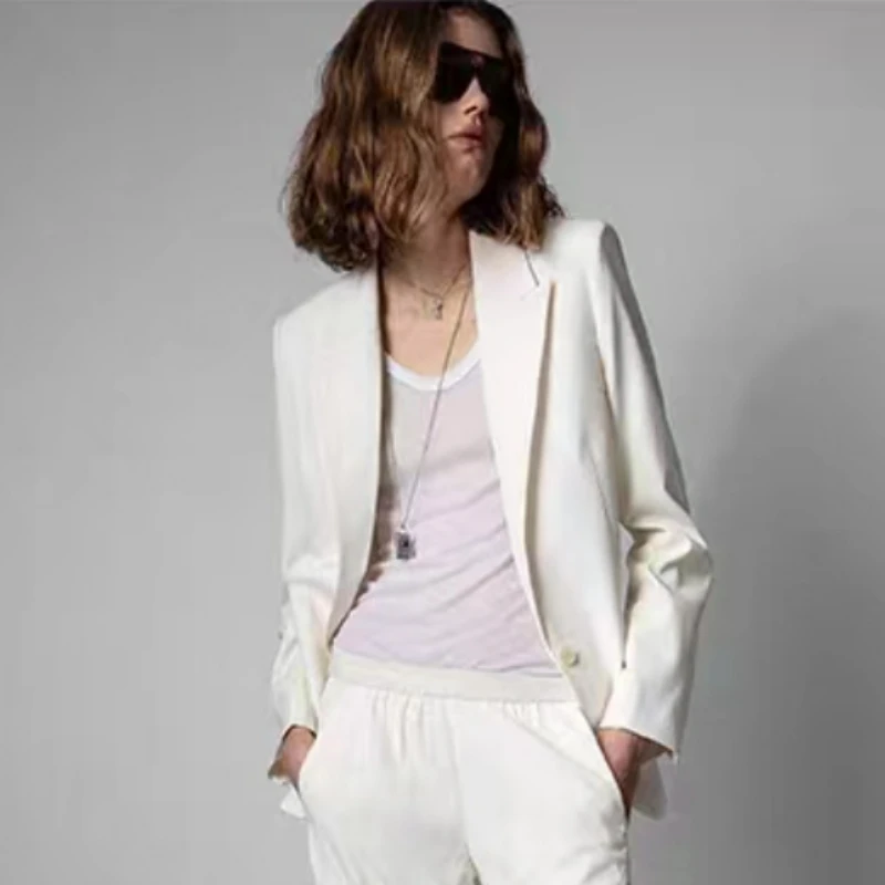 

Autumn New Classic Fashionable Lapel One-button Women Blazers