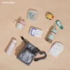 Portable Mother Feeding Bottle Bag Heat Insulation Lunch Bags Leak-proof Breast Milk Cooler Bag with Stroller Hanging Design 3