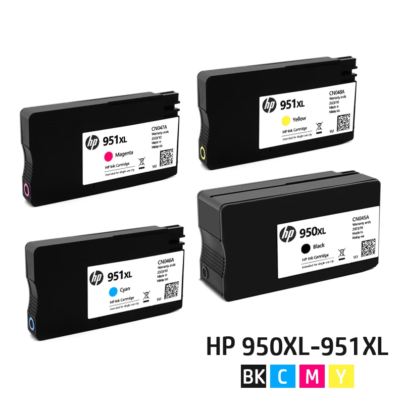 עבור מחסנית דיו מקורית HP 950 XL 951 950XL 951XL עבור HP OfficeJet Pro 8100 8600 8610 8620 8630 8640 8650 8660 251DW 276DW