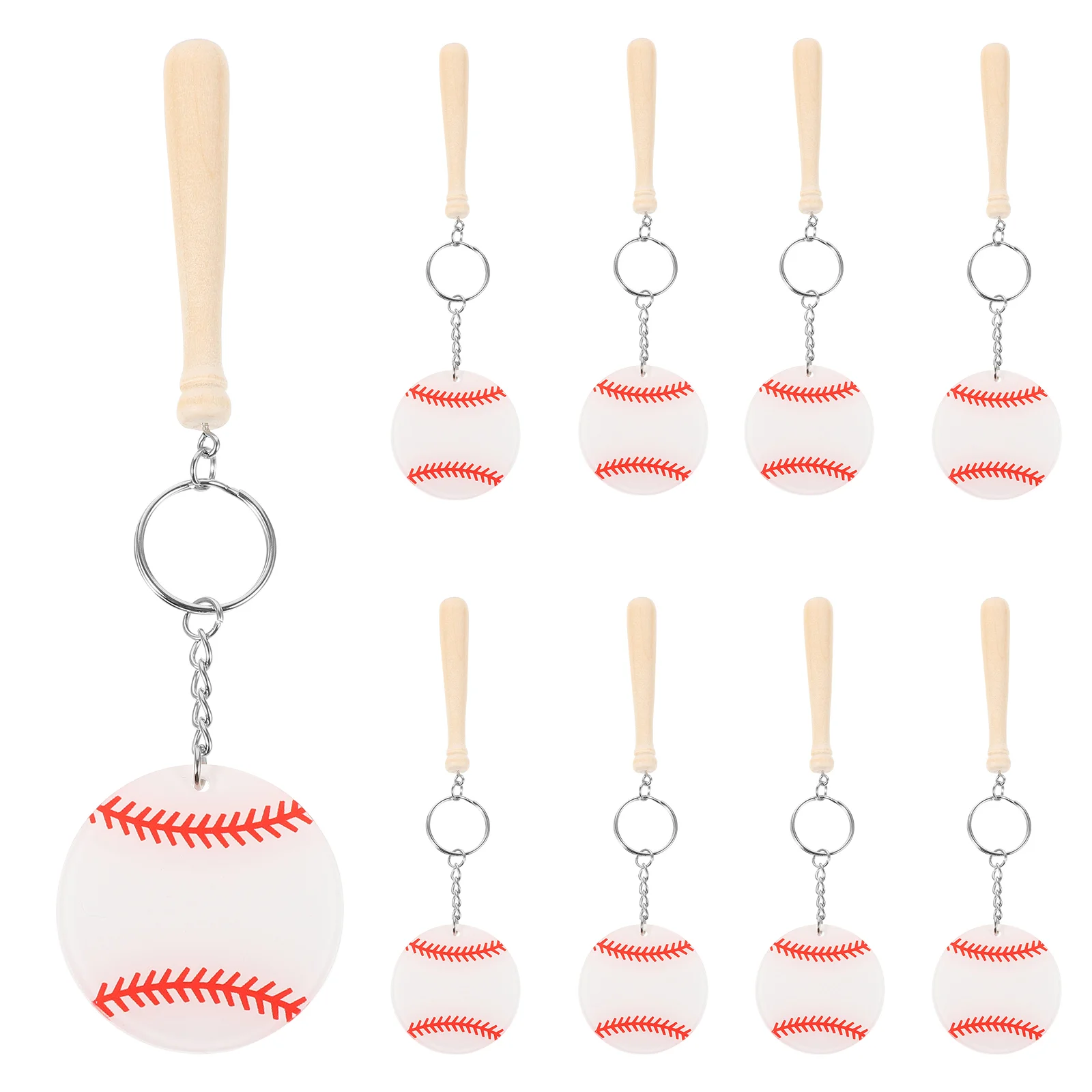 

10 шт., декоративные брелки для ключей