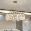Modern Luxury Crystal Pendant Light LED Chandelier Living Room Kitchen Lamp Home Decor Decorative Ceiling Lighting Light Fixture 1