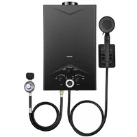 Chauffe-eau à gaz instantané 16L/18L/20L avec écran LCD, portable, idéal pour le camping en plein air et l'utilisation en camping-car 2
