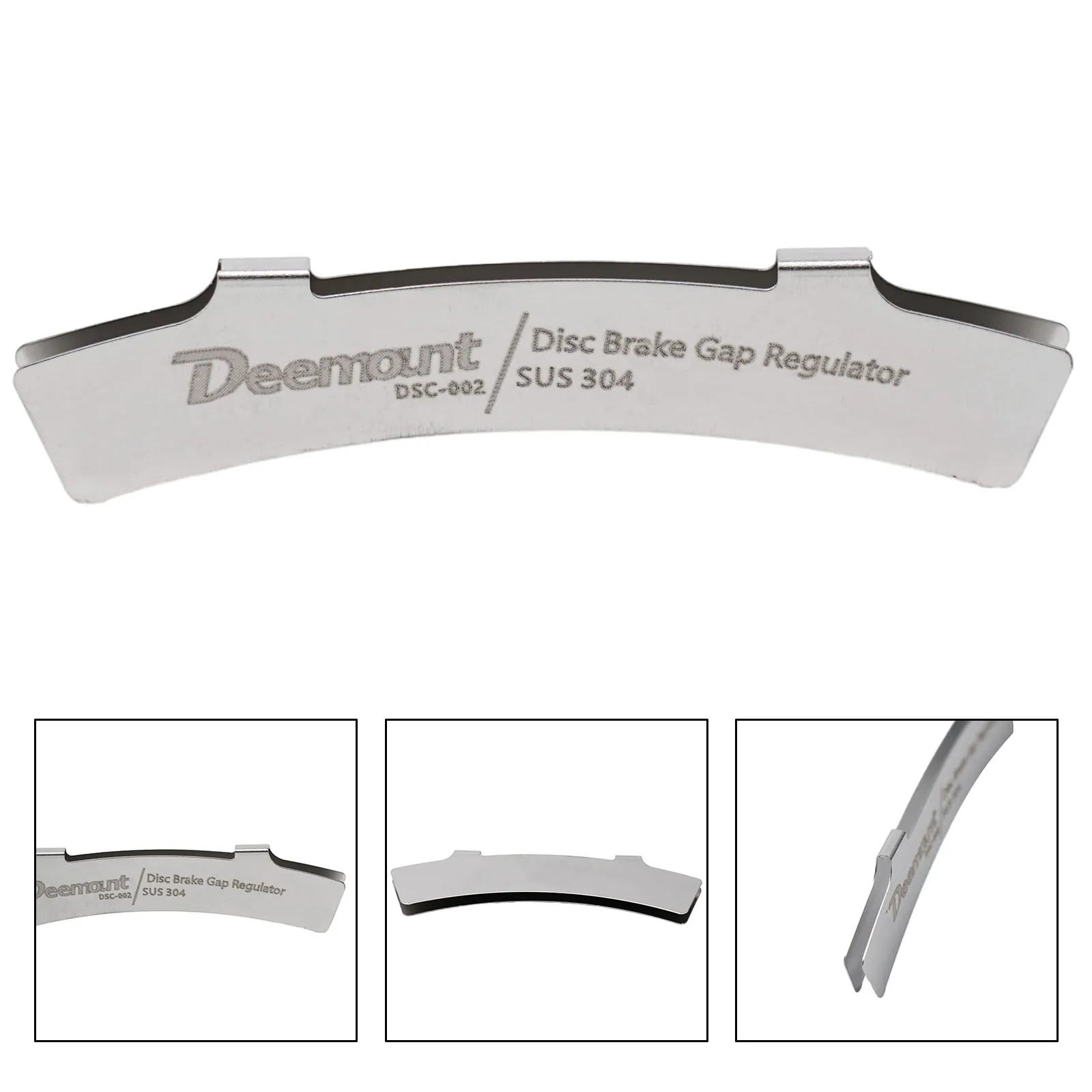 

1pc Disc Brake Clearance Adjuster 304 Stainless Steel DSC-02/03 Oil Disc Brake Mountain Bike Accessories 85*14*2.4mm