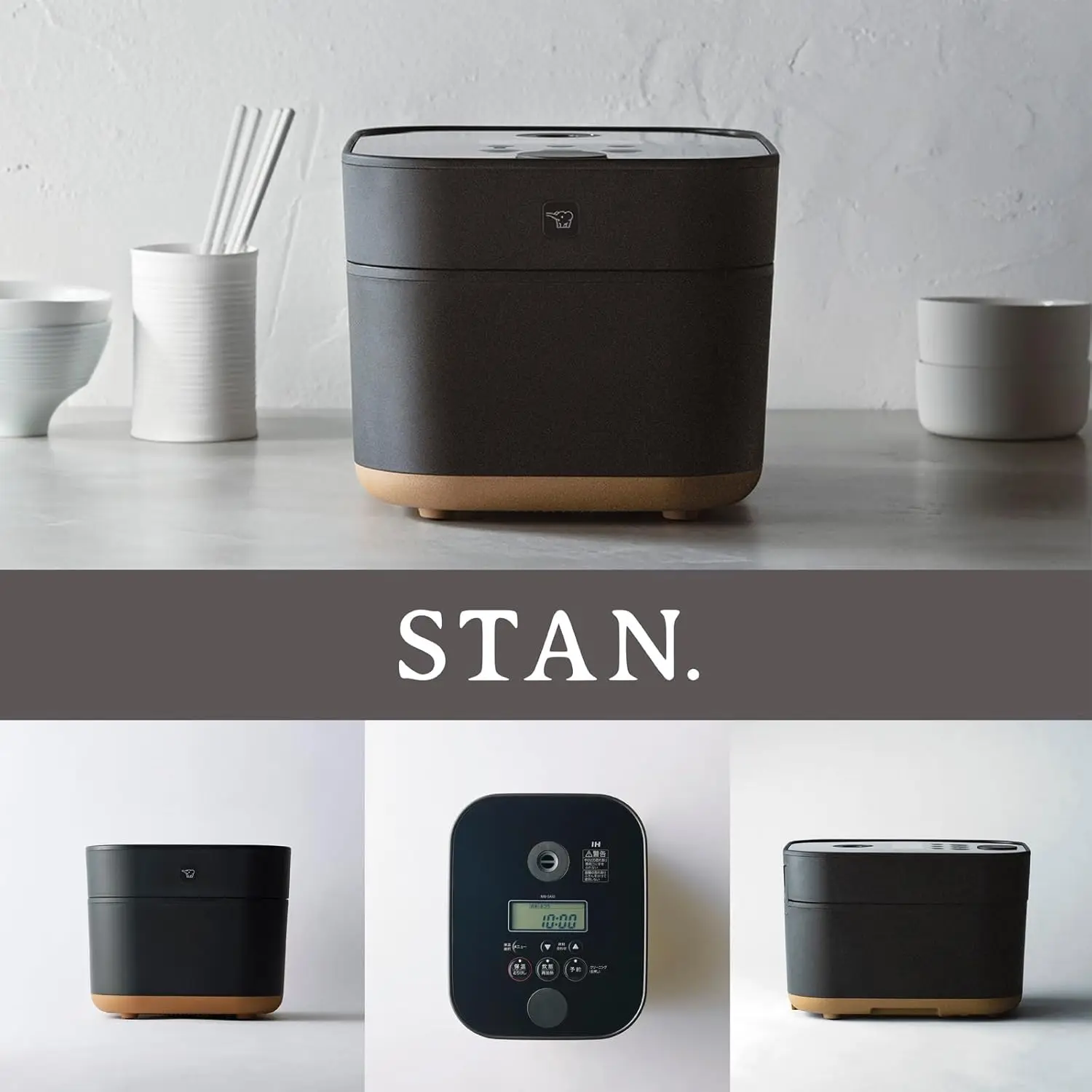 Zojirushi IH Rice Cooker (5.5Go / 1.0L) Stan. (Black) NW-SA10-BA【Japan Domestic Genuine Products】【Ships from Japan】 2