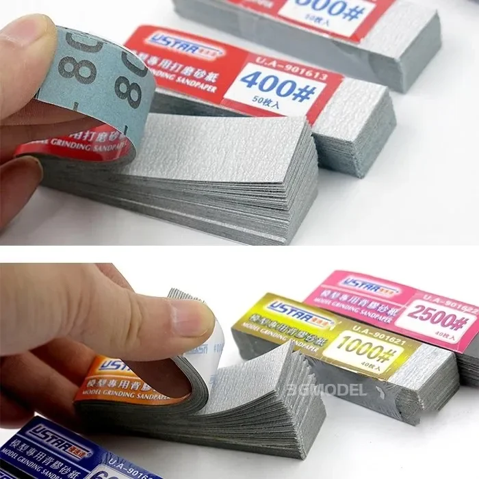 Model Tools Cut-Free Sandpaper Combo With/Without Adhesive Glue