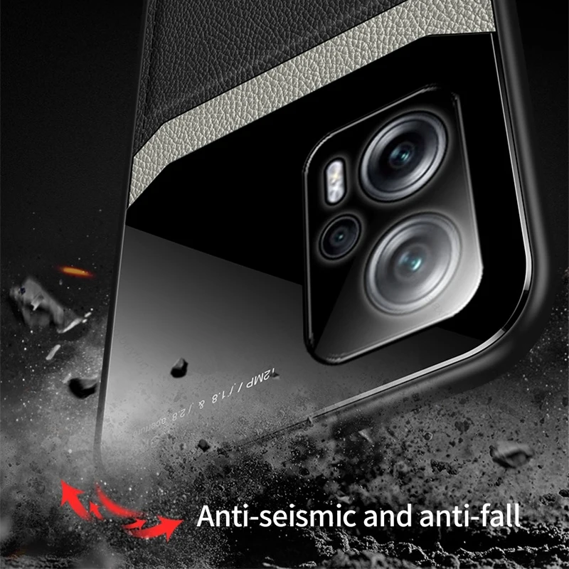 Luxury Leather And Plexiglass Phone Case For Xiaomi Poco X4 Gt_voghion.com