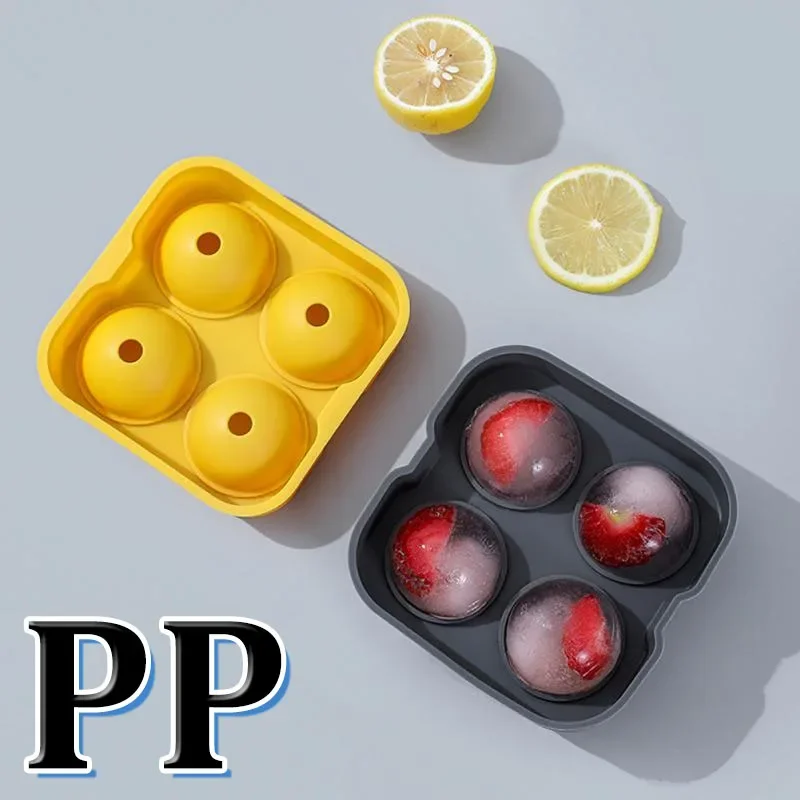 Ice Ball Maker Mold Mould Brick Round High Quality Ice Mold DIY Home Party Whiskey Wine Ice Cream Bar Tools Accessiories 4.5CM