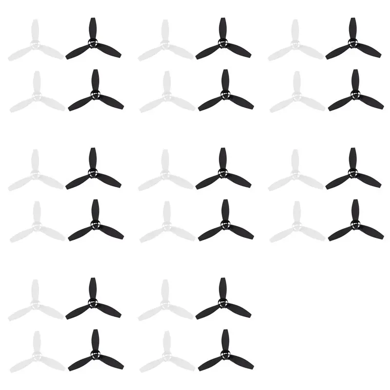 32 hélices de rechange pour drone Parrot Bebop 2 - Noir et Blanc