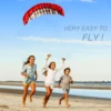 High Quality  2.5m Red Dual Line Parafoil Kite  WithFlying Tools Power Braid Sailing Kitesurf Rainbow Sports Beach 5