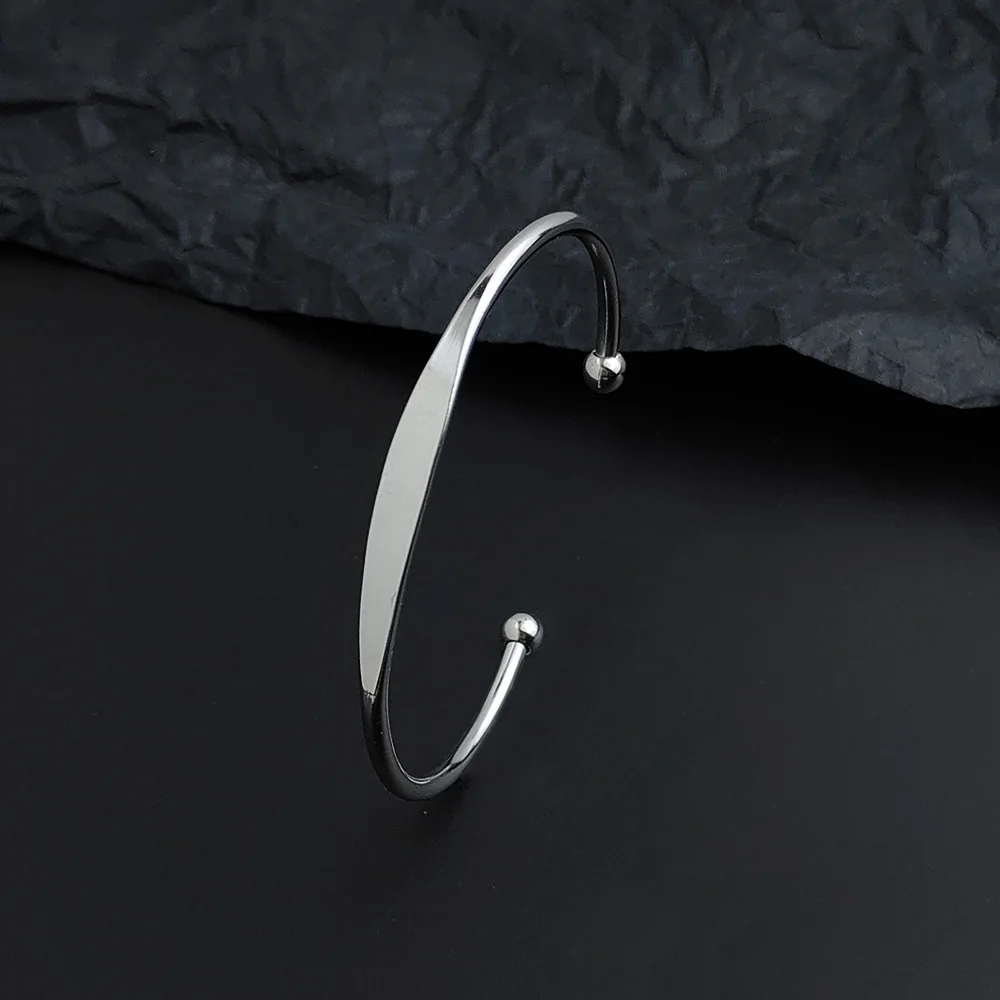 New spherical colorful c-shaped opening adjustable bracelet, high quality gold plated women's bracelet, wedding party jewelry 2