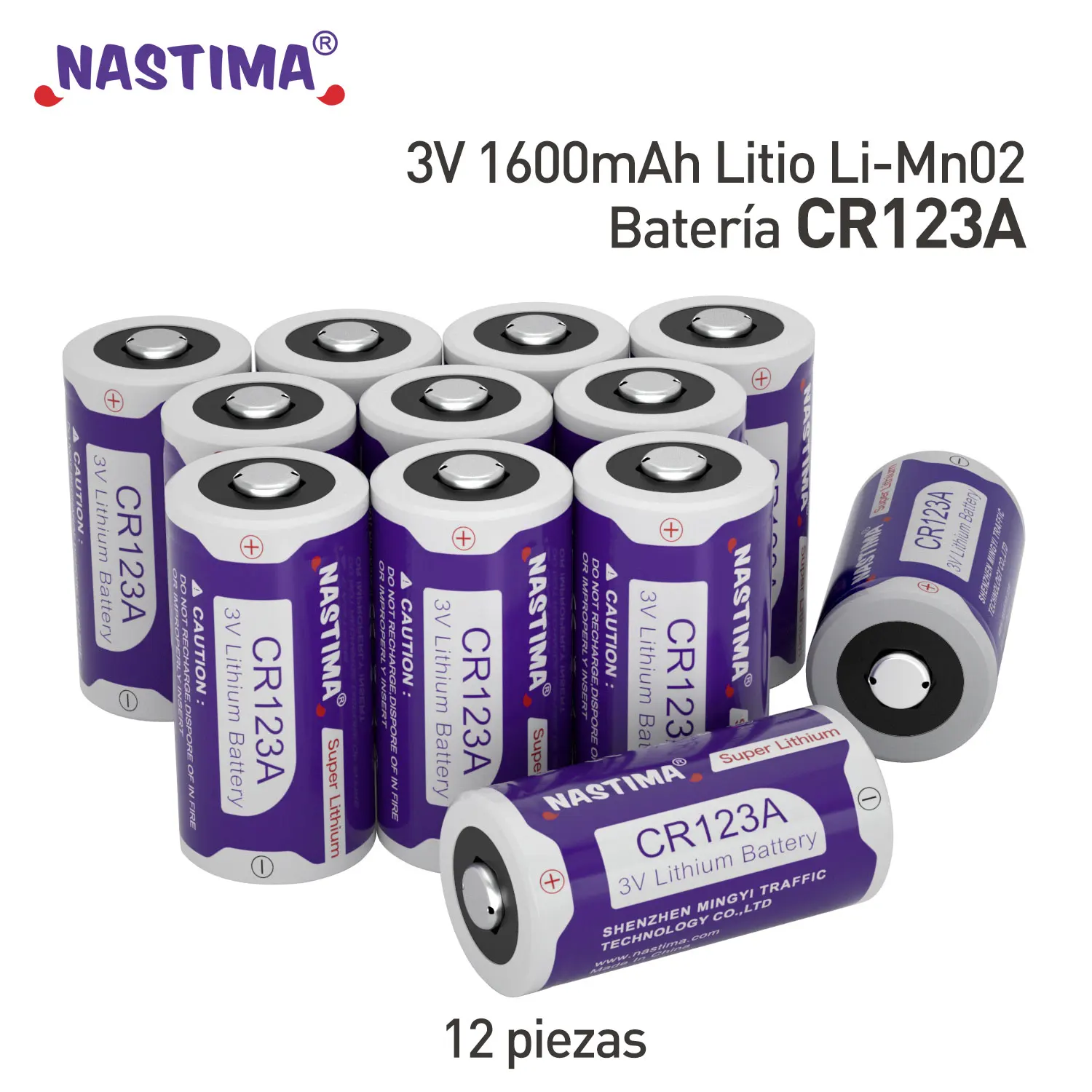 Pila CR123A 123A 3V. 1200mAh Litio Recargable (Unidad) Pila CR123A 123A 3V.  1200mAh Litio Recargable (Unidad) [123A-3V-1200mAhx1] - €9.49 : Serviluz,  iluminación, electricidad y electrónica.