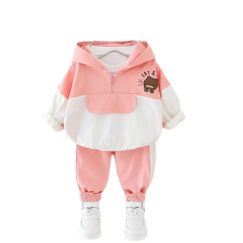 Autumn Baby Boys Girl Clothes Children Hoodies Cartoon Sweatshirt Pants 2Pcs/sets Infant Toddler Casual Clothing Kids Tracksuits kids clothing set girls clothing set boys clothing set kids sweatshirt set boys tracksuits suit boys tracksuits