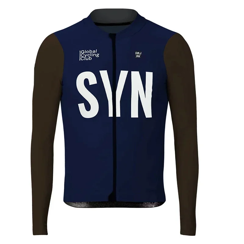 Long Sleeve Autumn Cycling Jersey Set Ropa Ciclismo Men Bicycle Clothing Suit Jerseys Road Bike Uniform mtb SYN Raudax