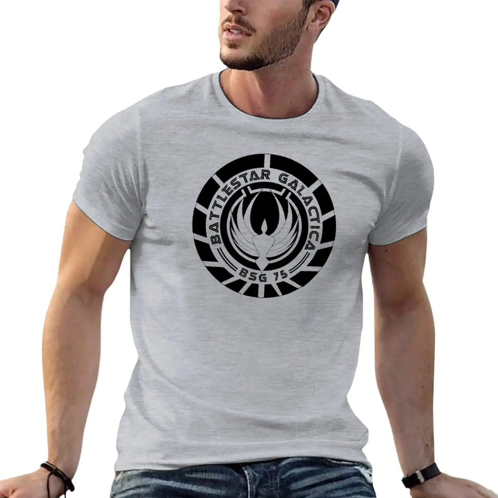 

Battlestar Galactica Squad T-Shirt plain Short sleeve tee plus size tops fruit of the loom mens t shirts